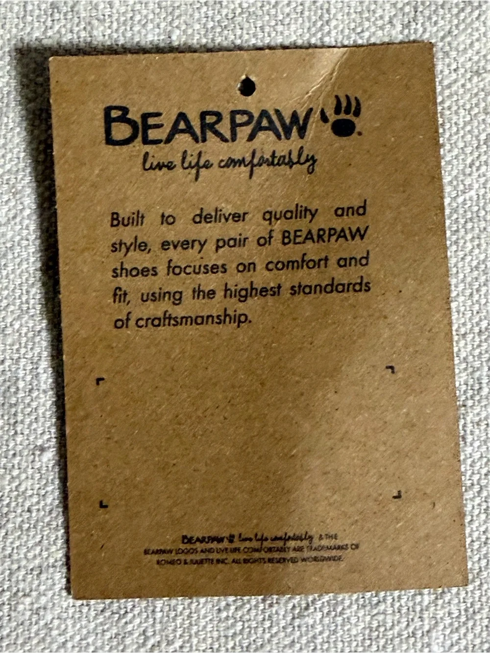 BearPaw cute tan